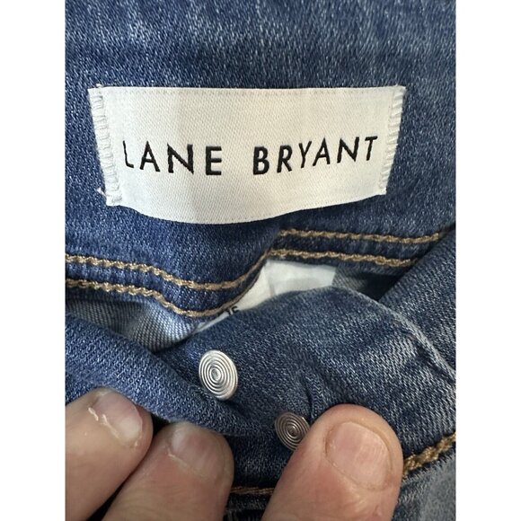 Lane Bryant High Rise Lace Hem Magic Waistband Jeggings Size 16 - Picture 5 of 10